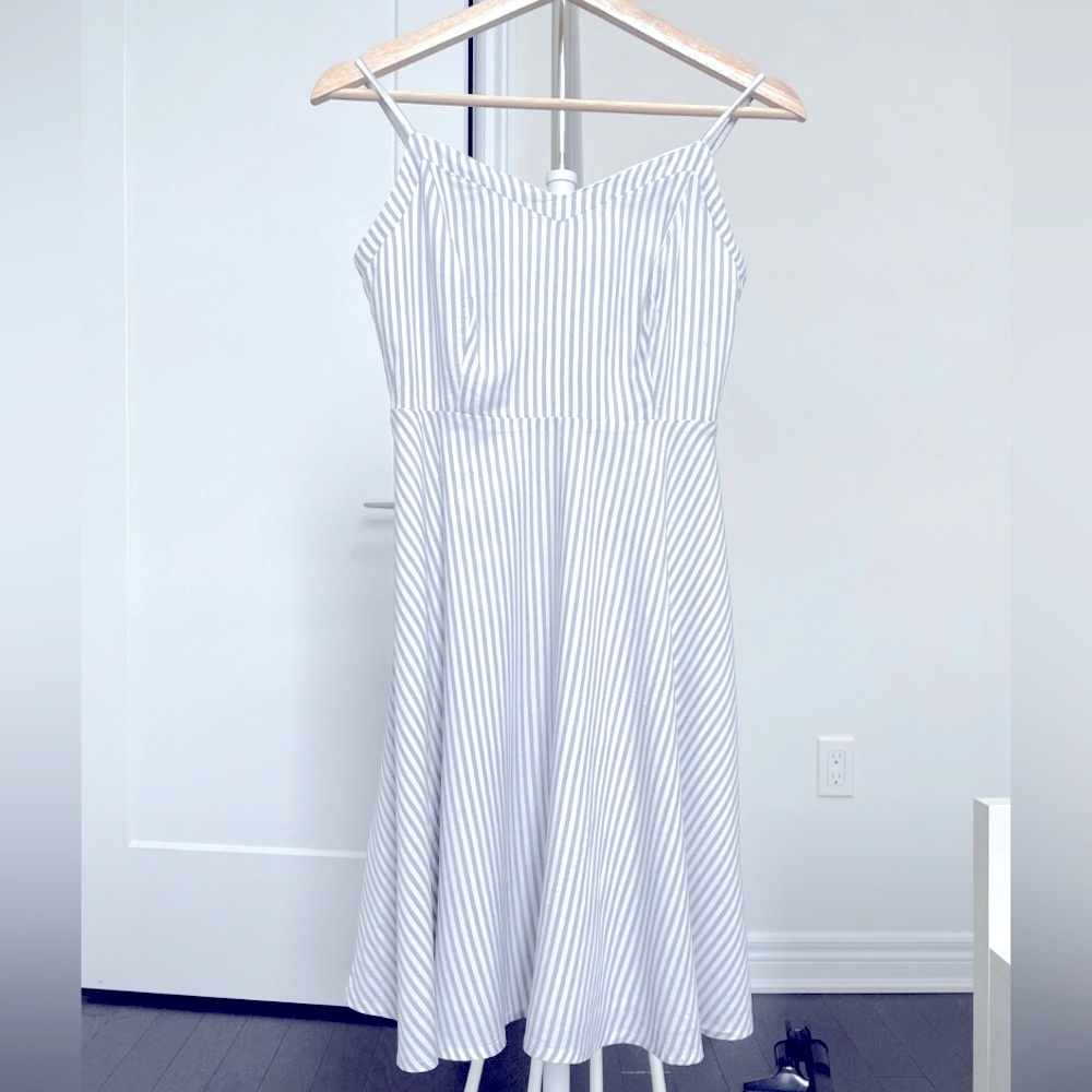 Old Navy Striped Fit & Flare Dress